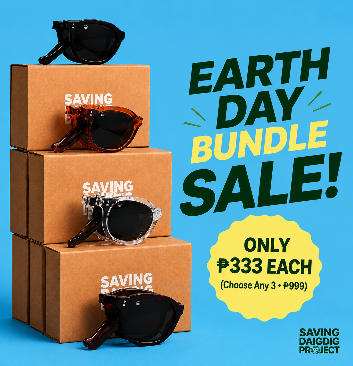🌍 Earth Day Bundle Sale | Choose Any 3 Eyewear
