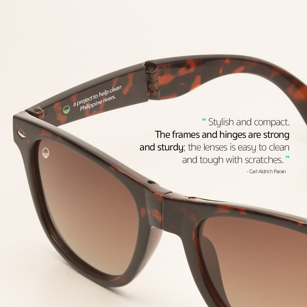Earth Protector™ Foldable Eyewear - Classic Brown