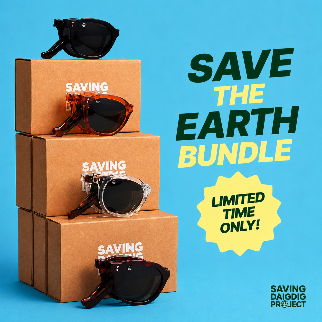 Save the Earth Bundle - Choose any 3 Eyewear [Limited Time Only]